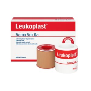 Cinta Adhesiva Beige Leukoplast® 5 cm x 5 m – Caja de 6 unids