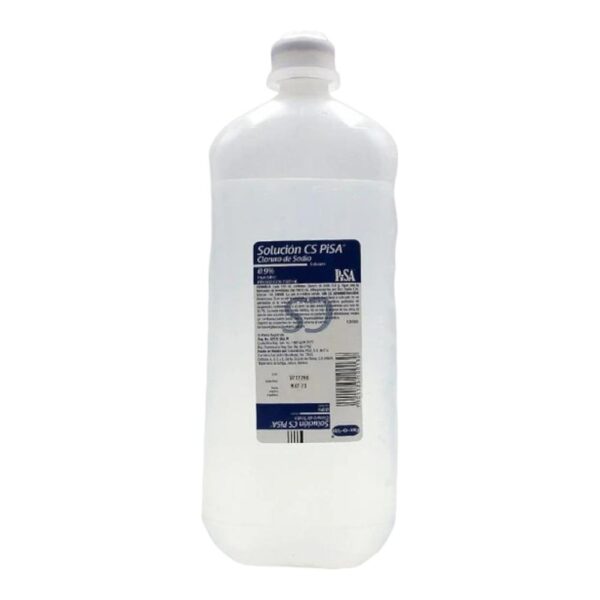 Suero Fisiológico – Cloruro de Sodio 0,9% 1 litro