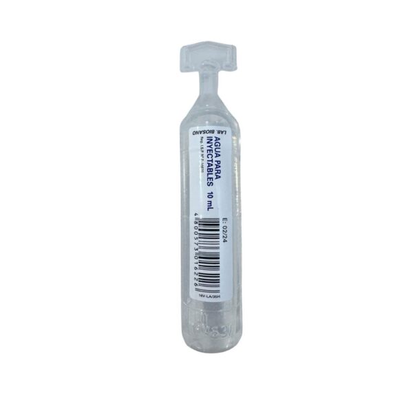 Agua para Inyectables 10 ml