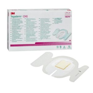 Tegaderm 1657R IV CHG Catéter Central 3M 8.9x11.5 cm - Unitario
