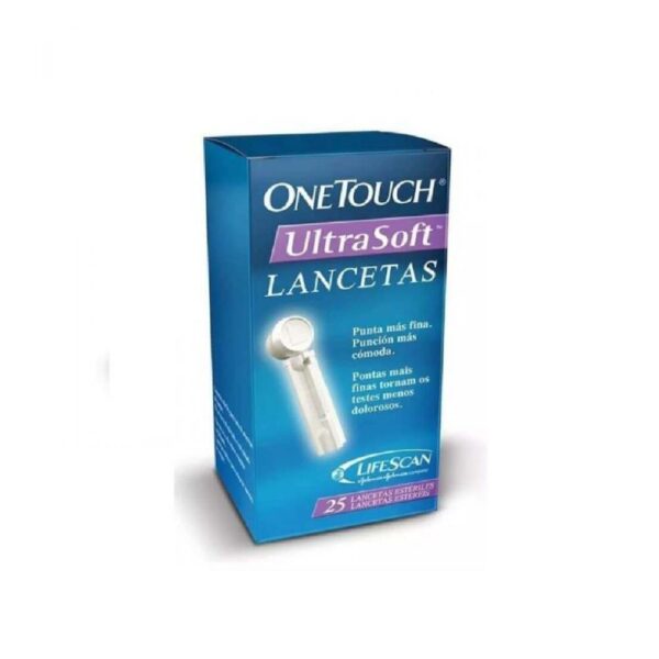 Lancetas One Touch Ultra Soft - 25 unidades