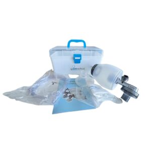 Resucitador de Silicona Reutilizable Pediátrico con Caja (Autoclavable)
