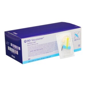 Scalp Vein (Mariposa) 23G x 3/4 con alargador - Caja de 50 unidades