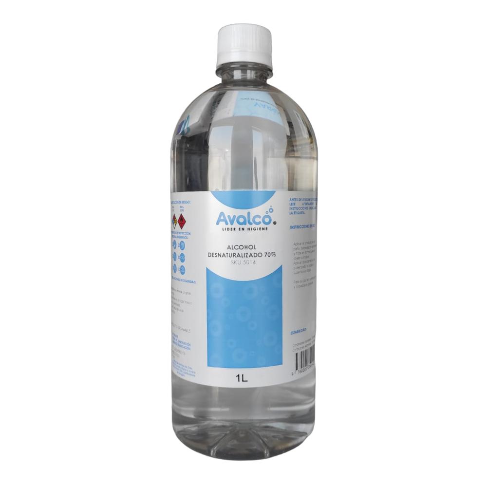 Alcohol Desnaturalizado 70% 1 Litro para superficies