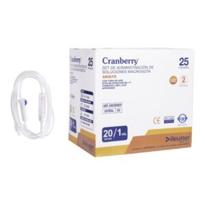 Bajada de Suero Macrogoteo - Caja de 25 unidades