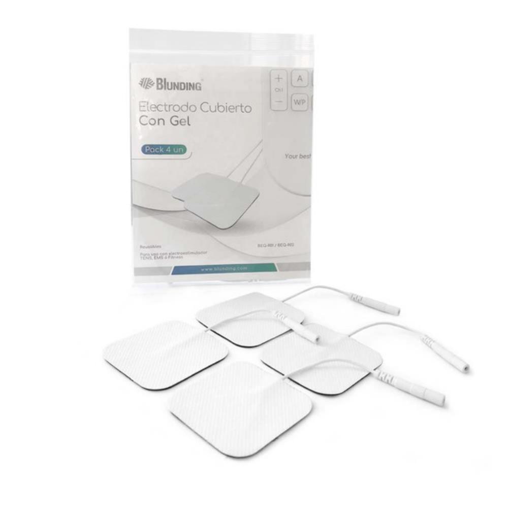 Electrodo cubierto con gel 40X40 mm(Pack 4 unds)