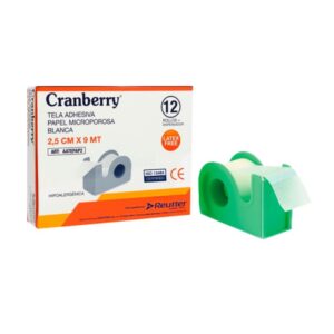 Tela Adhesiva de papel Microporosa 2.5 cm x 9.1 m unitario – Cranberry
