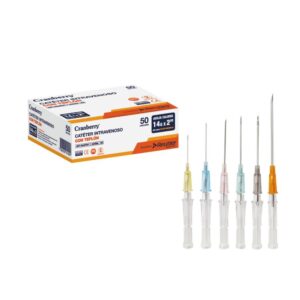 Catéter Intravenoso (Bránula Teflonada) – Caja de 50 unidades