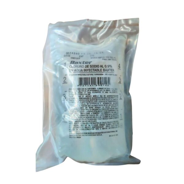 Suero Fisiológico - Cloruro de Sodio 0,9% 500 ml - Bolsa Colapsable