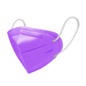 Mascarilla KN95 Adulto Morada - Caja 10 unds