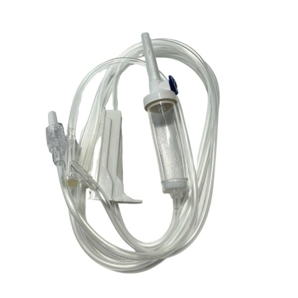 Set de Infusión Macrogota con Ventilación, Conexión "Y" y Luer Lock – MediPlus