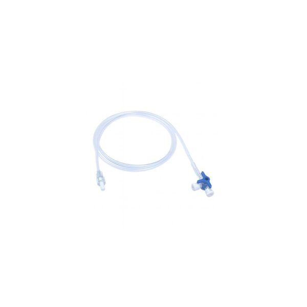 Llave De Paso 3 Vías Con Extensión - MediPlus