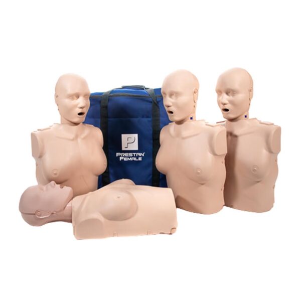Maniquí de RCP Prestan Professional Torso Femenino Adulto – Pack de 4
