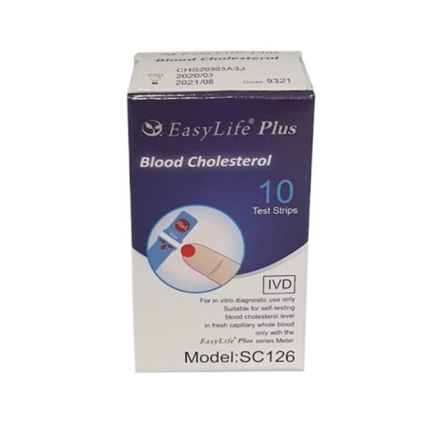 Tiras de Colesterol Easy Life Plus - 10 Unidades
