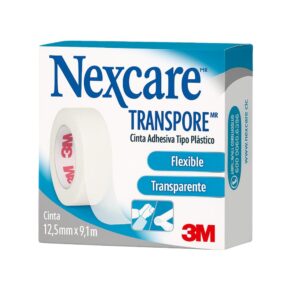 Cinta Nexcare™ Transpore™ - 12.5 mm x 9.1 m