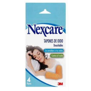 Tapones de Oído Nexcare™ - Desechables - Cónico - 4 Pares